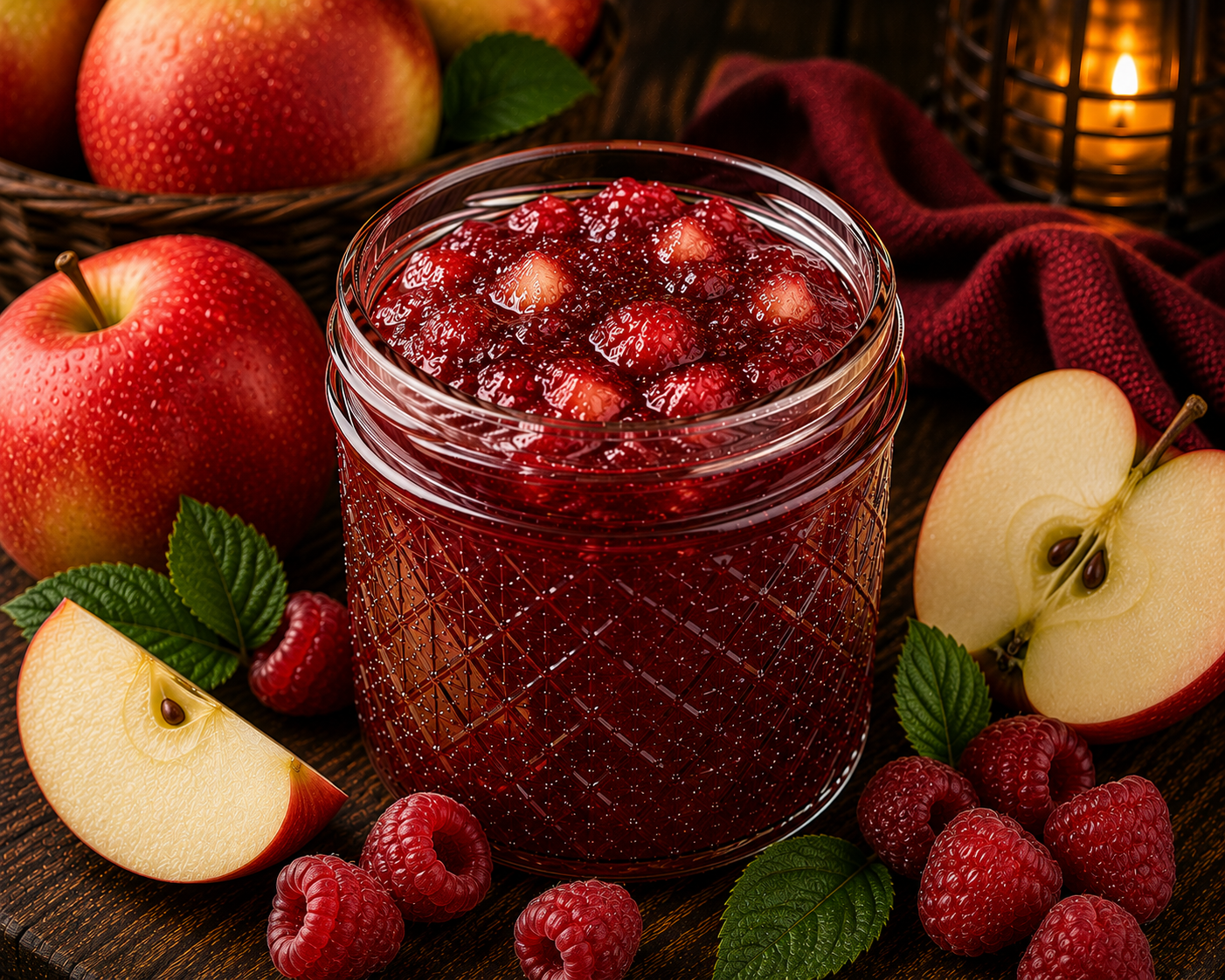 Raspberry Apple Jam